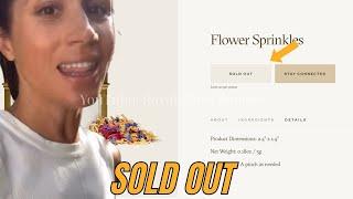 Sip Sip CRINGE! Meghan Markle’s IG Meltdown Over UNSOLD As Ever Flower Sprinkles