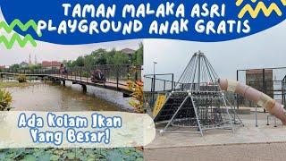 Taman Gratis Dengan Playground Dan Kolam Ikan Besar: Taman Malaka Asri