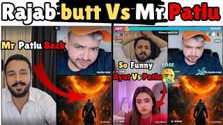 Rajab butt Vs Mr Patlu Mr  Patlu Is  Back So  Funny  Ayat Vs Patlu Big Match ?