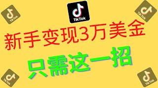 tiktok新手变现3万美金实操| tiktok暴力涨粉秘籍（2021最新）