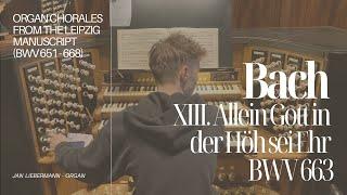 Bach - Allein Gott in der Höh sei Ehr BWV 663 | Jan Liebermann