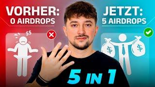 5 in 1 Airdrop Farming Chance - perfekt für Anfänger!