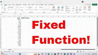 How to Use The FIXED Function in Excel! Return Numbers as Text With Ease! #tutorial #msexcel #cool