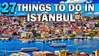 Best Things To Do in Istanbul Turkey 2024 4K