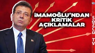 SON DAKİKA Ekrem İmamoğlu'ndan Tarihi Sözler! Erdoğan, Kayyumlar, Soruşturmalar, Ahmak Davası