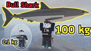 จาก Noob สู่สุดยอดนักตกปลา ตกได้ฉลาม 100 กิโล Roblox Fisch