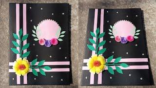 Very Simple and easy Project file decoration. Practical file, notebook, scrapbook, decoration idea.