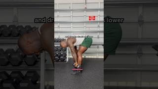 Foot placement for dumbell deadlifts (Quads, Hamstrings, Glutes) #glutes #deadlift  #fitness