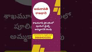 CRDA Pooling Plots For Sale in Sakhamuru, శాఖమూరు | Amaravathi Capital | Amaravati | 9866400255