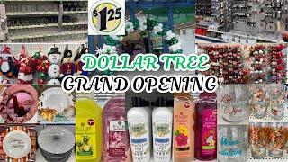 DOLLAR TREE GRAND OPENING | AISLES FILLED WALL TO WALL | PLUS FALL & CHRISTMAS