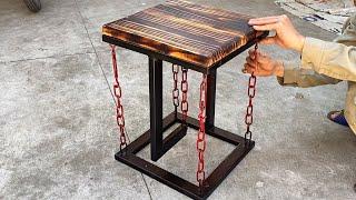 DIY - Great Craftsman's Ideas // Magic Chain Chair // Metal Smart Folding Utensils !!