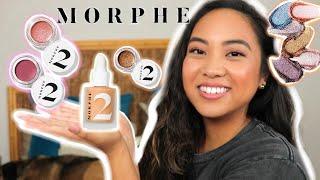 TRYING MORPHE 2 HINT HINT SKIN TINT AND MORE | 12 HR WEAR TEST | HINT OF WALNUT