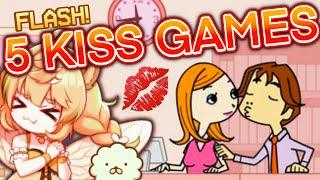 SMOOCHES YOU!  5+ KISSING FLASH GAMES! 【Daisy Dandelion | #idolEN3】