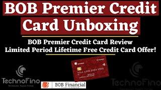 BOB Premier Credit Card Review | Unboxing | Lifetime Free BOB Credit Card Offer 