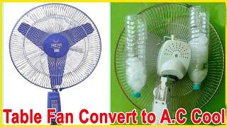 How to Make Air conditioner at Home using Plastic Bottle || Home made Air Cooler