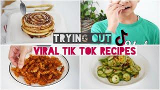 Trying out VIRAL TIK TOK RECIPES