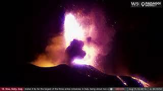 Aug 15, 2024: Etna Volcano Has a Large Eruption