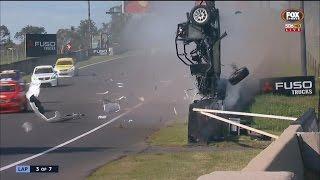 Aussie Racing Cars 2015. Bathurst. Damien Flack nasty crash