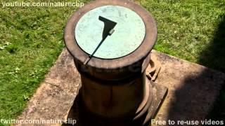 FREE Time-lapse stock footage : Sun dial CC-BY NatureClip