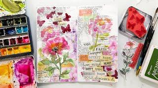 Junk Journal with Me - Traveler's Notebook Collage