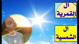 Arabic sun letters And Moon Letters (الحروف الشمسية والقمرية)