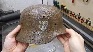 WW2 Waffen-SS Helmet Restoration