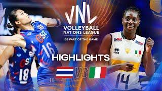 Thailand  vs. Italy  - Highlights | Week 2 | Women's VNL 2025