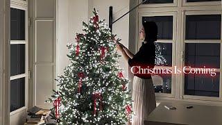 한번보면 평생써먹는 크리스마스 트리꾸미기  설치와 전구감기 | 사이즈추천 decorating a Christmas tree