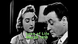 Love of Life 1953. Soap Opera airdate May 20, 1953. CBS Network.