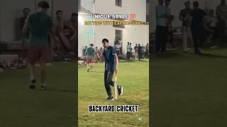 Batting with expressions #trending #backyardcricket #explore #cricket #funny #t20 #india@Rathore55