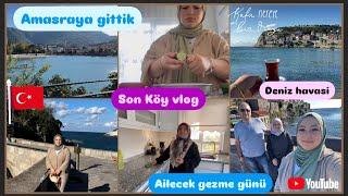 Son Köy Vlog| Ailecek keyifli bir gün | Amasraya gittik| mis gibi Deniz havasi | Türkiye Vlog.