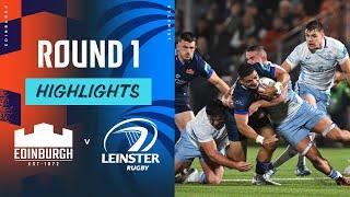 Edinburgh v Leinster | Highlights | Round 1 | URC 2024/25