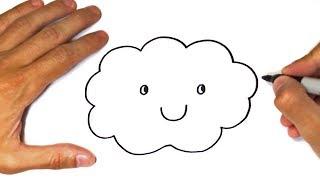 How to draw a Cloud Step by Step | Cloud Drawing Lesson