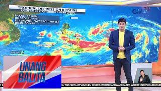 Yellow rainfall warning, nakataas sa ilang bahagi ng CALABARZON dahil sa Bagyong... | Unang Balita