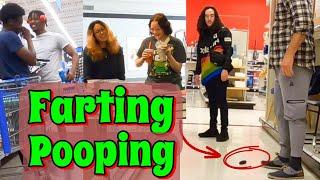 FARTING then POOPING on the FLOOR!  (Funny Fart Prank #9) 