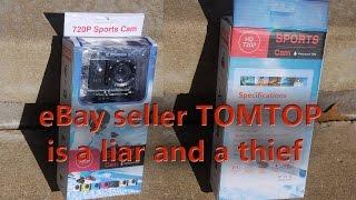 eBay seller TOMTOP is a liar and a thief