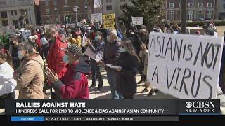 Hundreds Call For End To Violence, Bias Against Asian Community