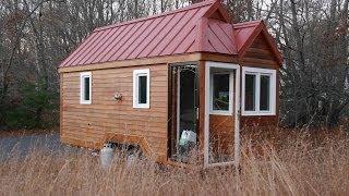 School Teacher's Tiny House On Wheels with a Passive Solar Foyer (small home)