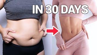 8 min standing beginner friendly flat belly workout NO JUMPING, NO EQUIPMENT