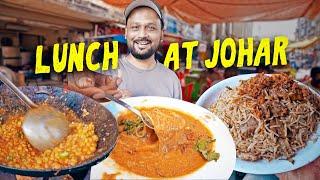 Special Dal Fry, Hyderabadi Pulao, Haleem in Karachi, Gulistan e Johar | Street Food PK