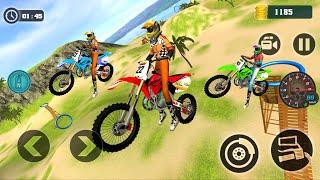 Extreme Motocross beach Bike Jumping Stunt Driving #1 - Motorbike Racing best Android Gameplay