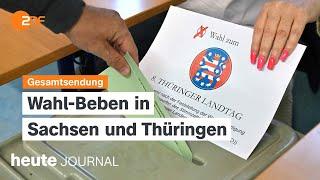 heute journal vom 01.09.2024 Landtagswahlen in Thüringen und Sachsen