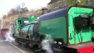 Welsh Highlands Railway Mileniwm train ride