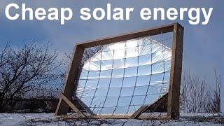 Its lifespan? The world's cheapest solar heater of Parabolic Dish type