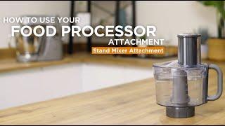 Kenwood Chef | How to use your food processor attachment