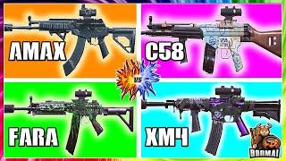 *FARA VS C58 VS AMAX VS XM4*(Best Assault Rifle in WARZONE)