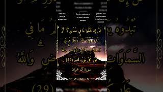قل إن تخفوا ما في صدوركم أو تبدوه يعلمه الله #سورة_آل_عمران #الشيخ_أحمد_بن_طالب_حميد #أحمد_طالب