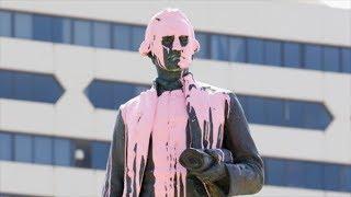 Paint poured over Captain Cook amid controversy over date of Australia Day