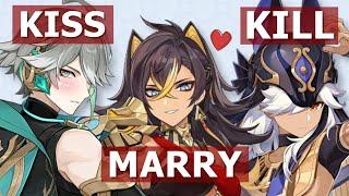 KISS MARRY KILL - GENSHIN IMPACT EDITION (ft. Minsleif)