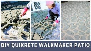 Quikrete Walkmaker Patio DIY Project Tutorial